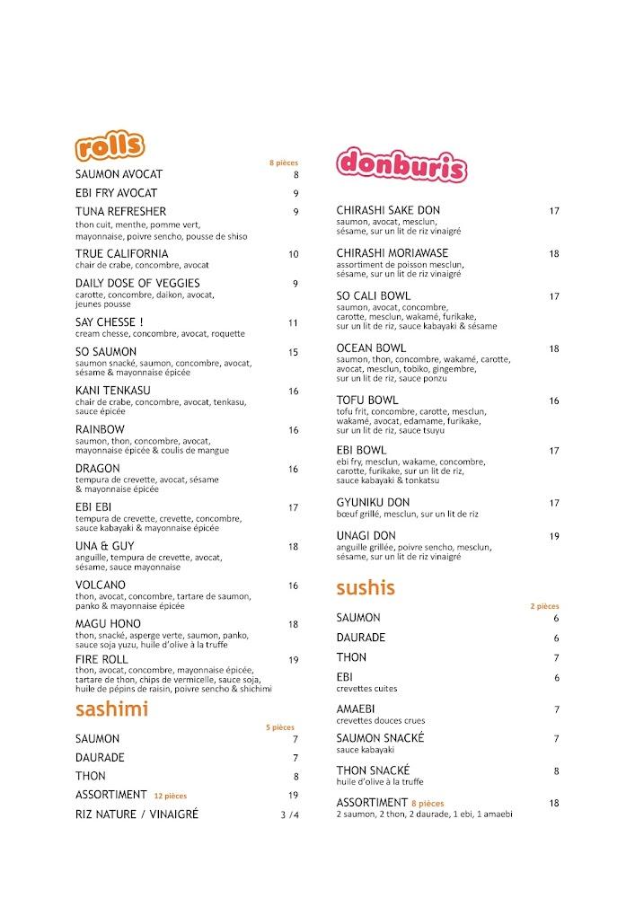 Aichi - Menu Image 1